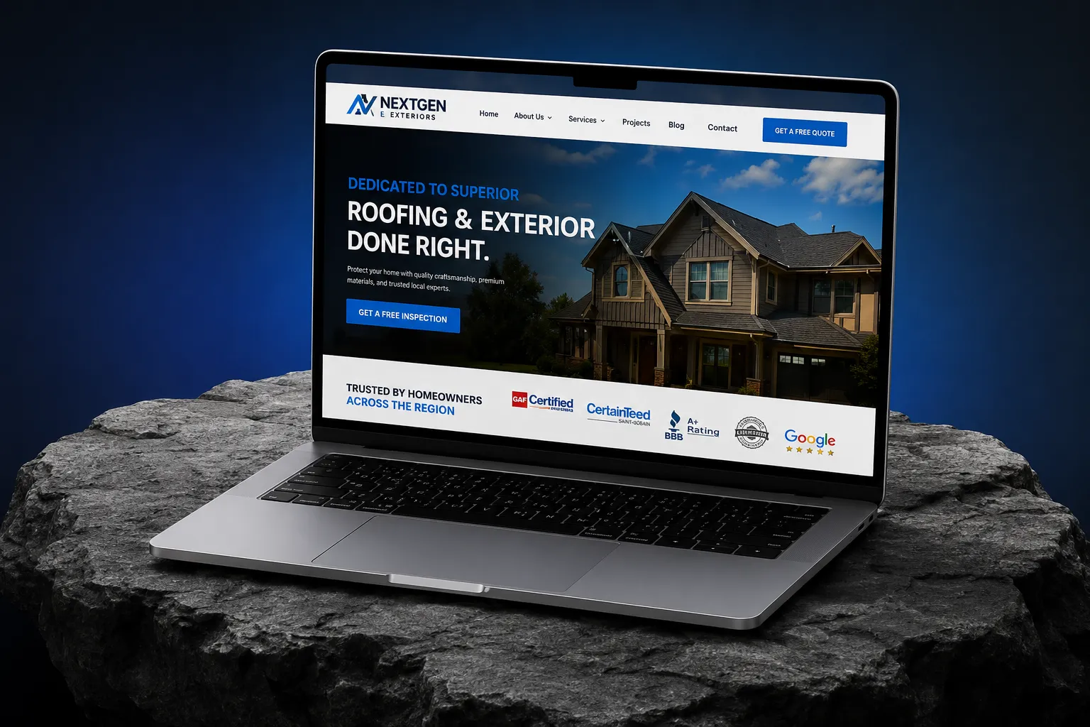 Custom Built Websites preview