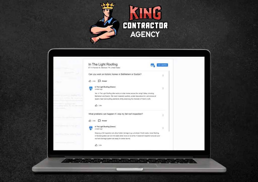 Google Business Profile Q&A